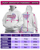HUDY SWEATER HOODED - WHITE (L) DY285500L