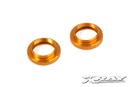 ALU SHOCK ADJUSTABLE NUT - ORANGE (2) XR308042-O