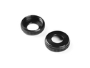 XLP ALU CAP FOR SHOCK BODY - BLACK (2) XR308328-K