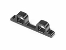 ALU REAR LOWER SUSPENSION HOLDER - FRONT - RF - BLACK - 7075 T6 ( -1mm ) XR343714