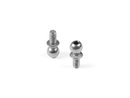 HARD STEEL BALL END 5.4MM WITH THREAD 6MM - NICKEL COATED (2) XR362656