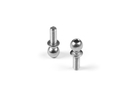 HARD STEEL BALL END 5.4MM WITH THREAD 8MM - NICKEL COATED (2) XR362658