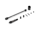 ECS FRONT DRIVE SHAFT 84MM WITH 2.5MM PIN - HUDY SPRING STEEL™ - SET XR365203