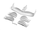 X1 COMPOSITE ADJUSTABLE FRONT WING - WHITE - FLAT DESIGN XR371204