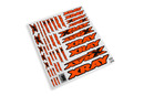 XRAY STICKER FOR BODY - NEON ORANGE XR397316