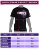 HUDY T-SHIRT - BLACK (XXL)