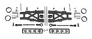 ALU C-HUB SUSPENSION OPTION SET, REAR