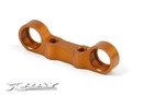 ALU STEERING PLATE FOR DUAL SERVO SAVER - ORANGE