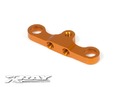 T4 ALU STEERING PLATE 8MM FOR DUAL SERVO SAVER - ORANGE