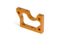 T2'009 RIGHT ALU LAYSHAFT BULKHEAD - ORANGE