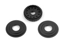 DIFF PULLEY 34T WITH LABYRINTH DUST COVERS