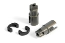 ALU SOLID AXLE DRIVESHAFT ADAPTERS - HARD COATED (2)