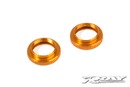 ALU SHOCK ADJUSTABLE NUT - ORANGE (2)