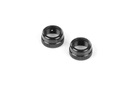 ALU SHOCK CAP-NUT WITH VENT HOLE - BLACK (2)