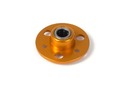 DRIVE FLANGE WITH ONE-WAY BEARING - ALU 7075 T6 - ORANGE