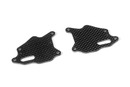 XB8 GRAPHITE FRONT LOWER ARM PLATE (2)