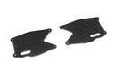 XB8 GRAPHITE REAR LOWER ARM PLATE (2)