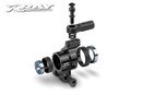 XB808 ALU ADJUSTABLE REAR HUB CARRIER + BALL-BEARINGS